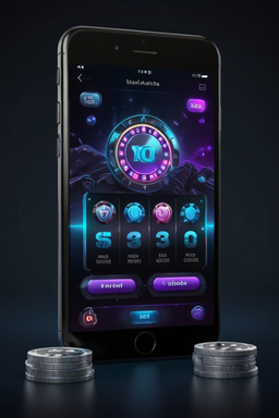 Smartphone showing Mad Casino app