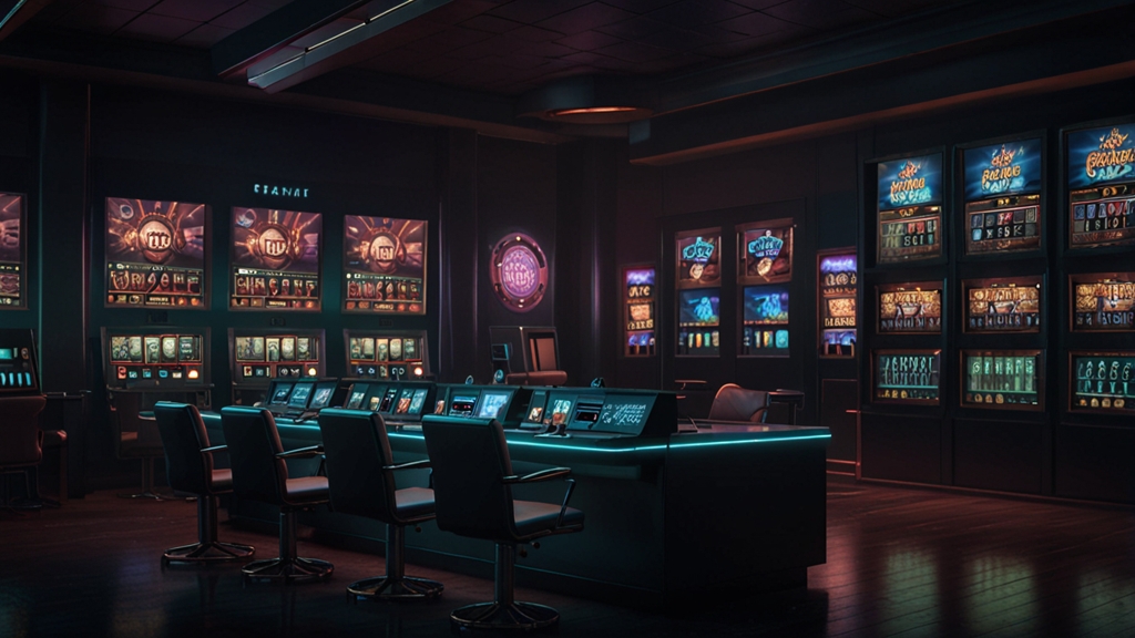 Casino dashboard with rotating bonus offers and limit charts